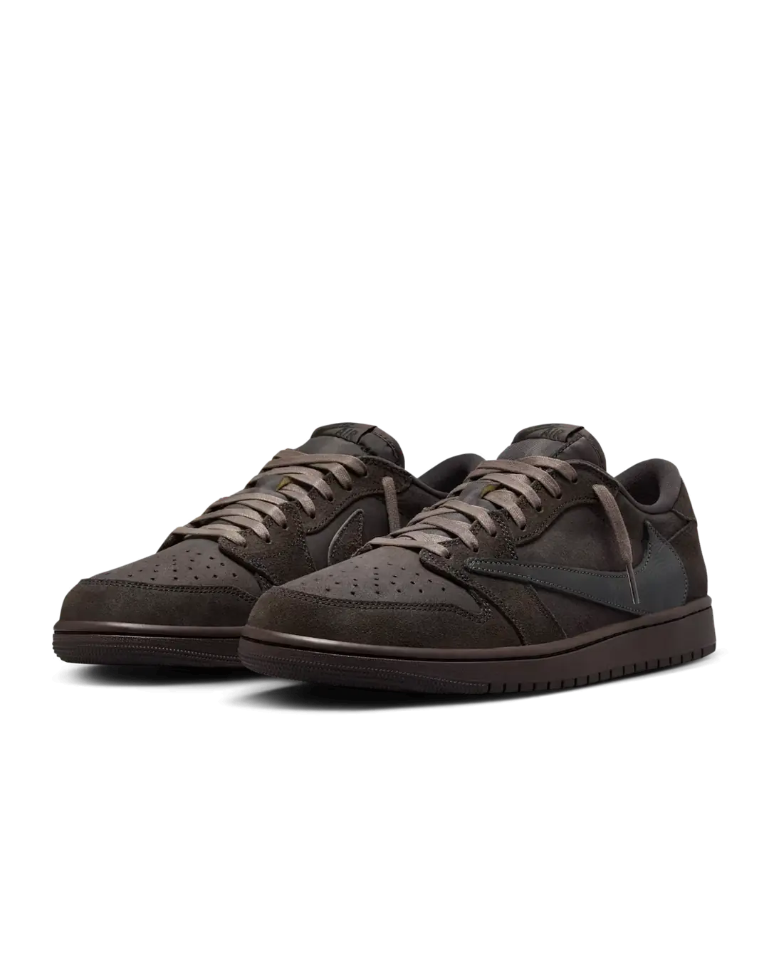 Air Jordan 1 Velvet Brown and Dark Mocha x Travis Scott