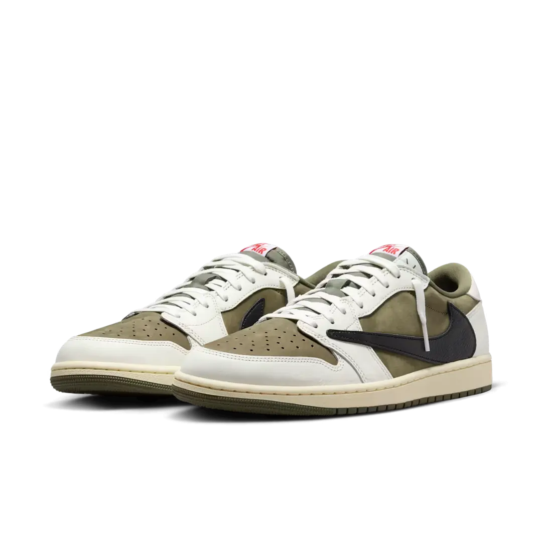 Air Jordan 1 Low Reverse Olive  x Travis Scott