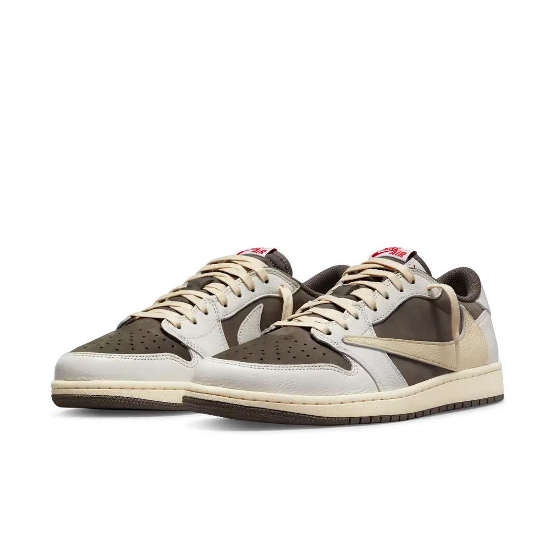 Air Jordan 1 Low Sail and Ridgerock x Travis Scott